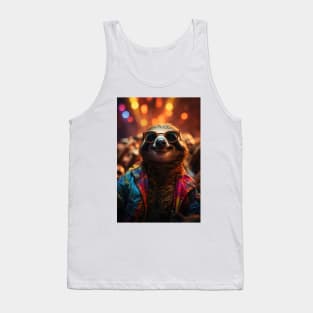 Raver Party Sloth Tank Top